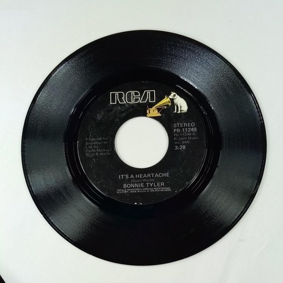 Bonnie Tyler It's About Time/It's A Heartache 45 RPM Vinyl Record - Picture 4 of 10